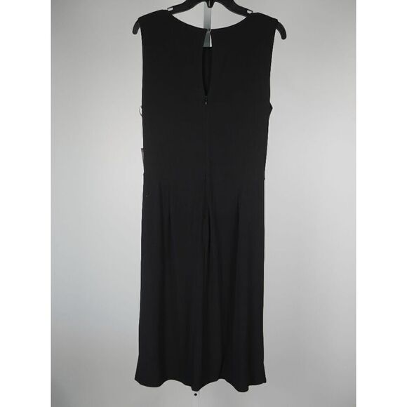 Vince Camuto Women's Ruched Bodycon Dress Black Size 12 - Picture 4 of 9